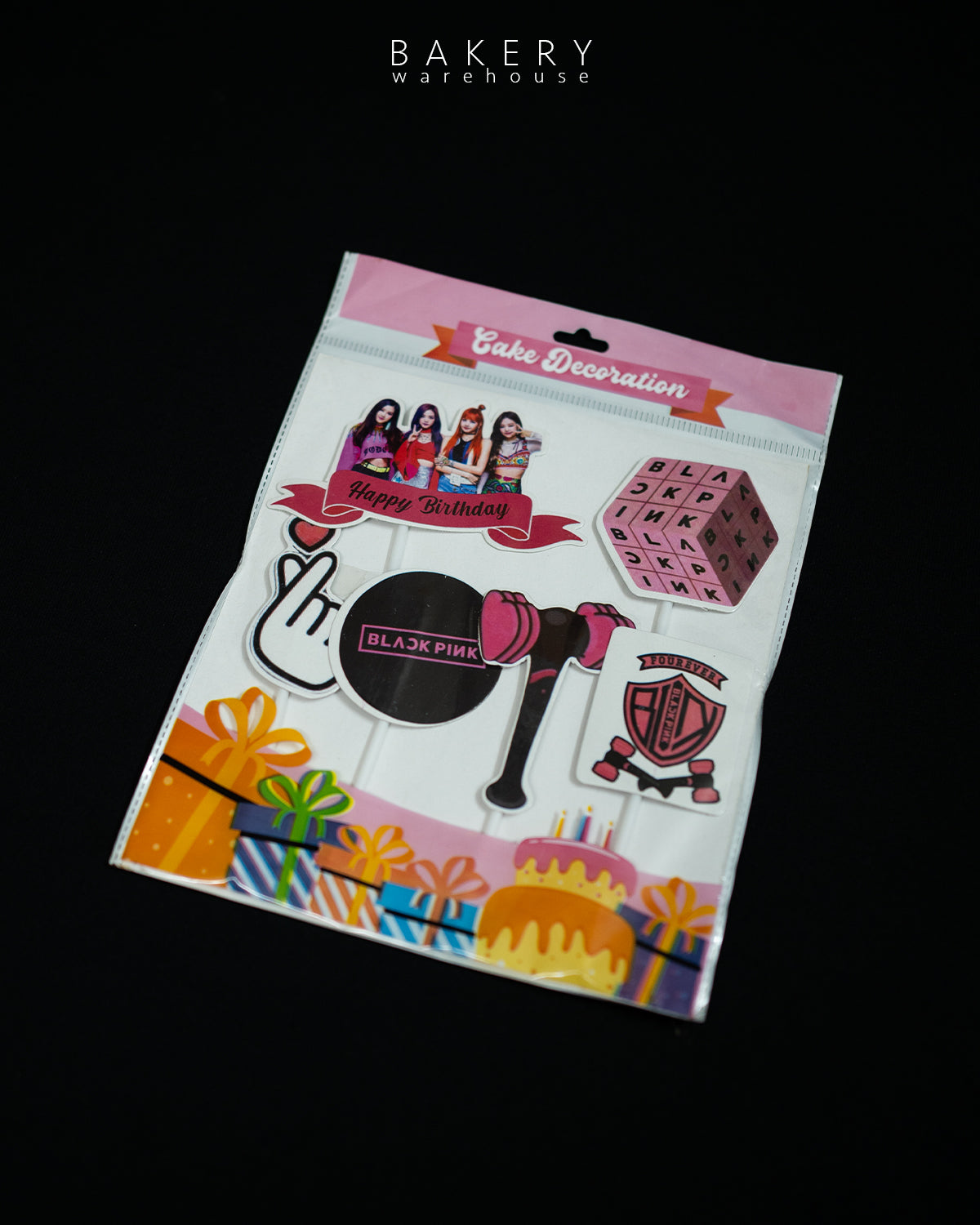 Blackpink Theme Cake Topper