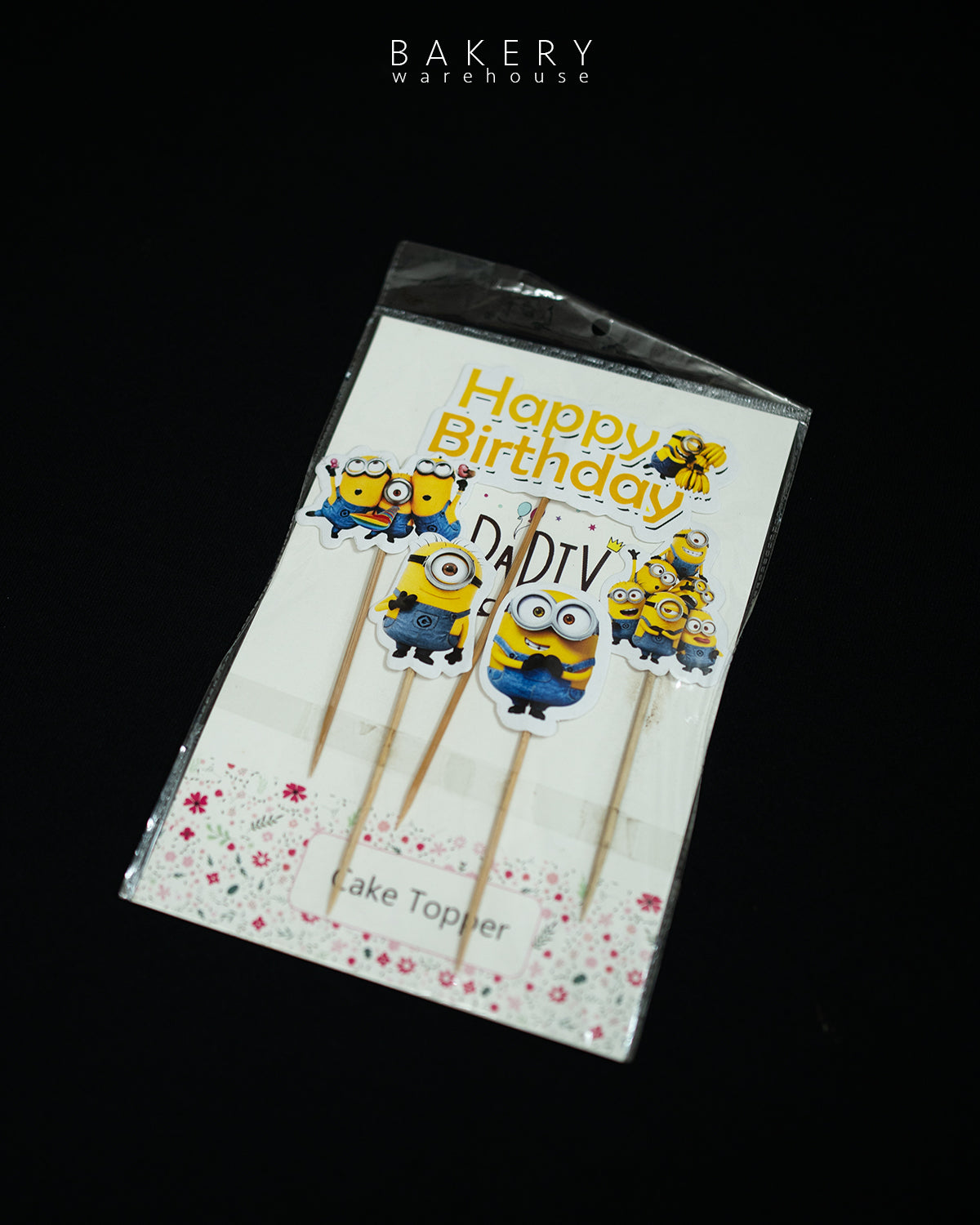 Minions Theme Cake Topper