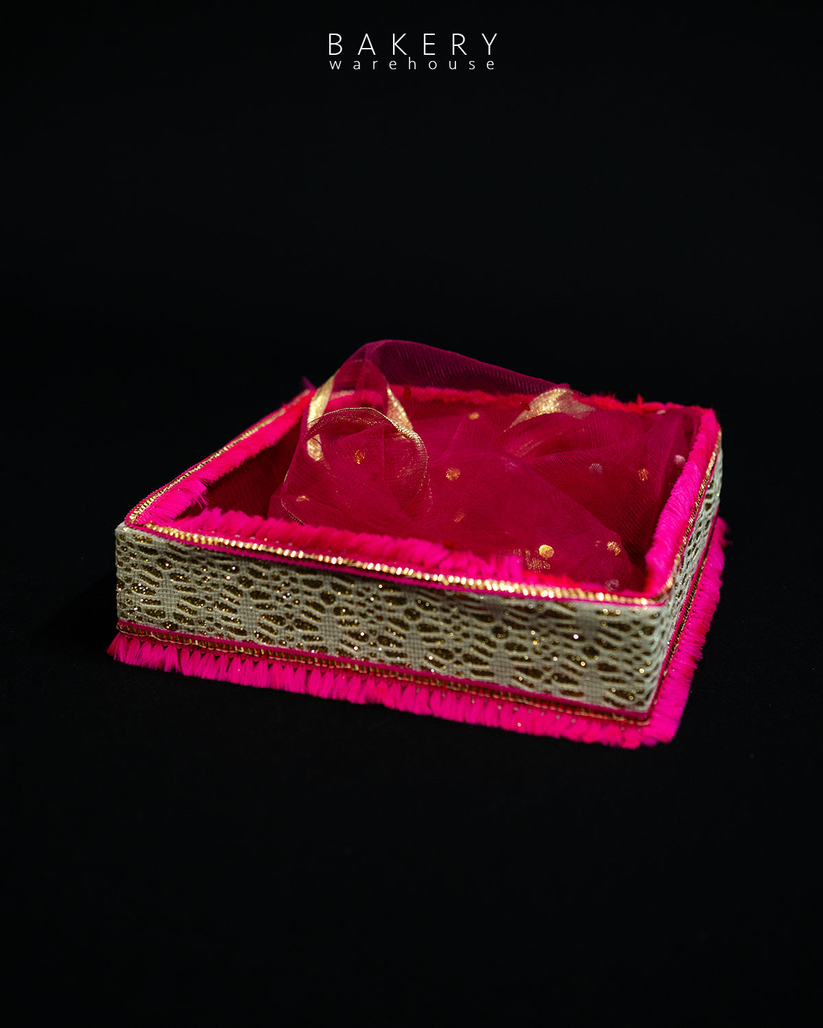 Square Tray with Net Cover