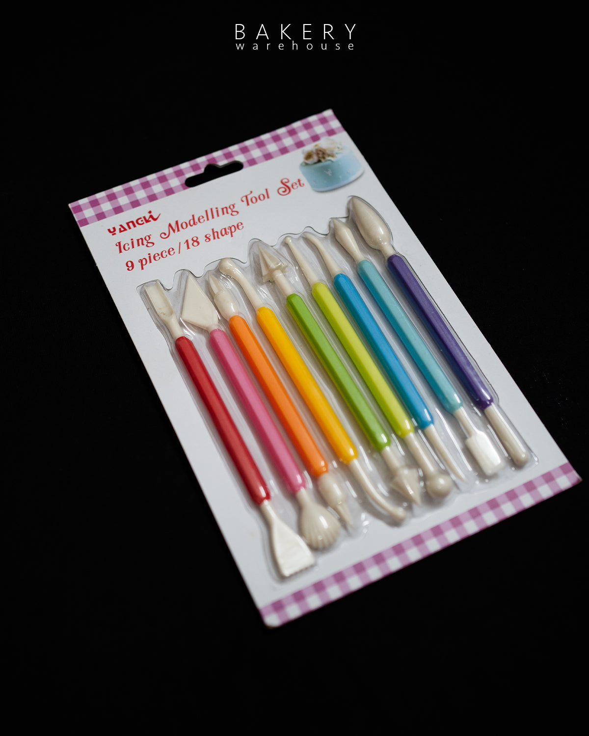 9 pieces 18 shapes Icing modelling tool set