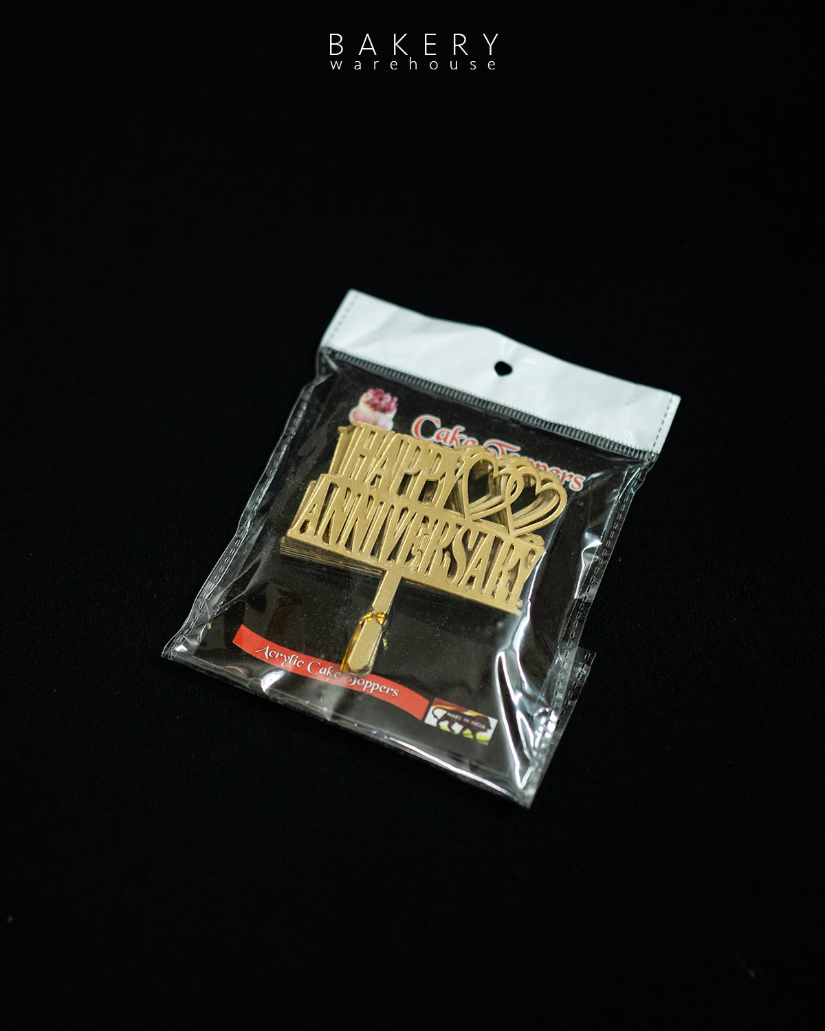 3-inch “Happy Birthday” Acrylic Tag- Pack of 10