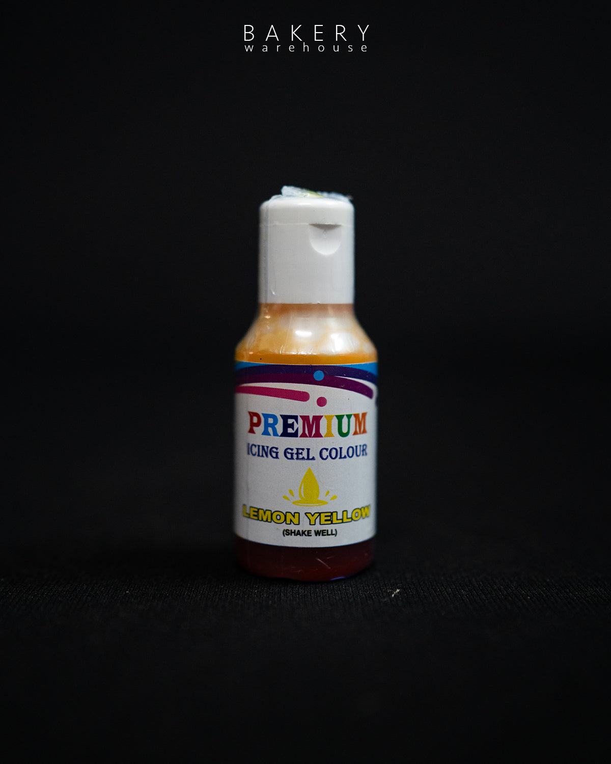BAKEHEVEN LEMON YELLOW GEL COLOUR 20GM