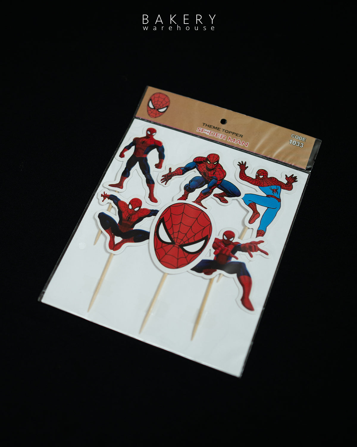 Spider-Man Theme Cake Topper