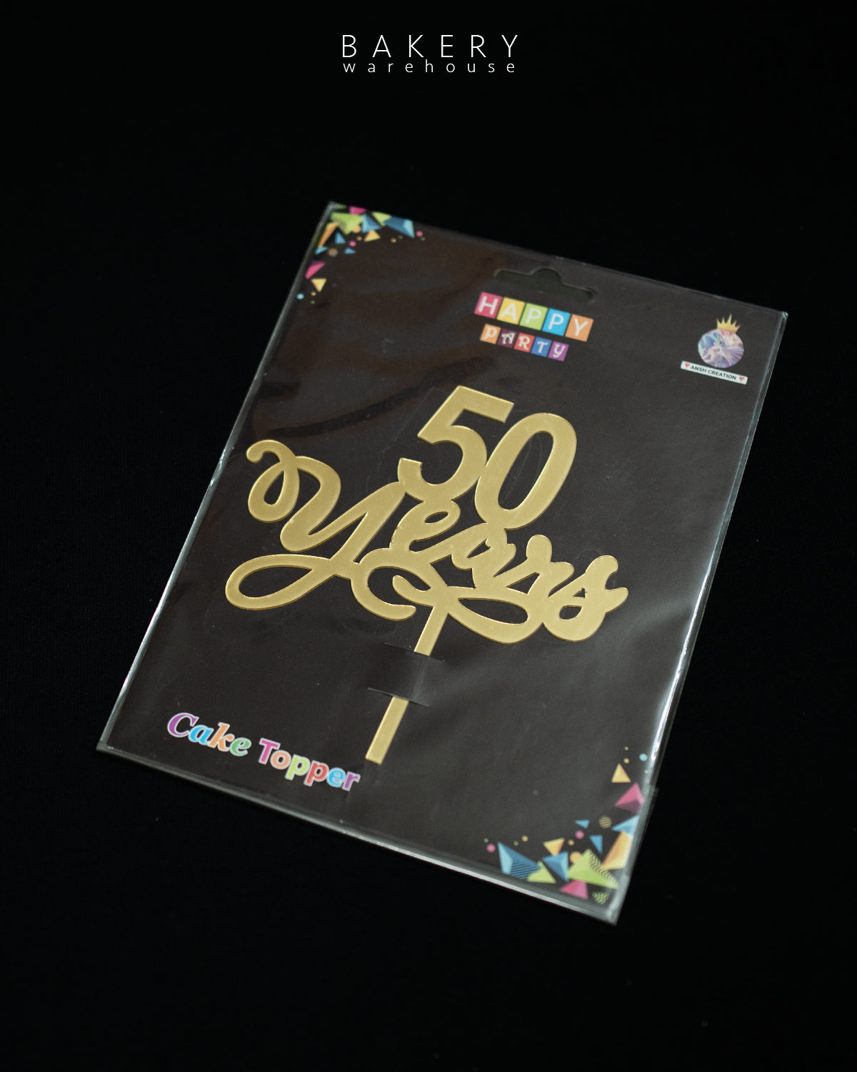 5-Inch Acrylic "50 Years" Topper