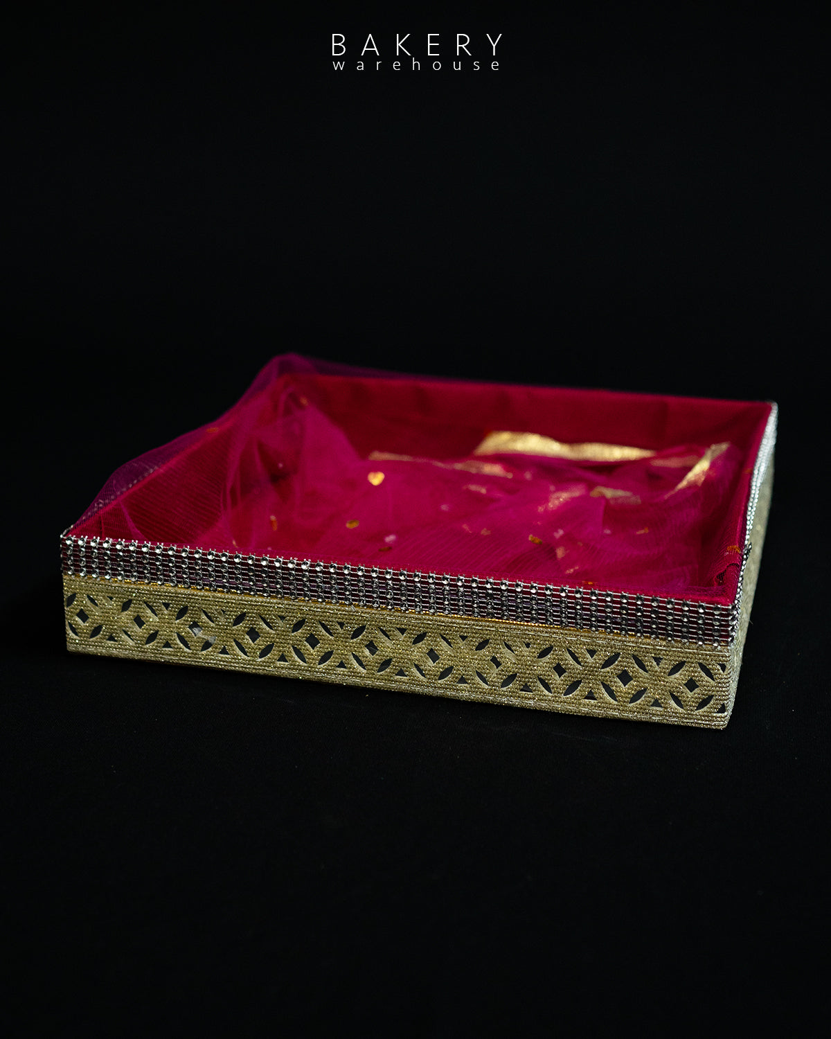 Square Tray with Net Cover