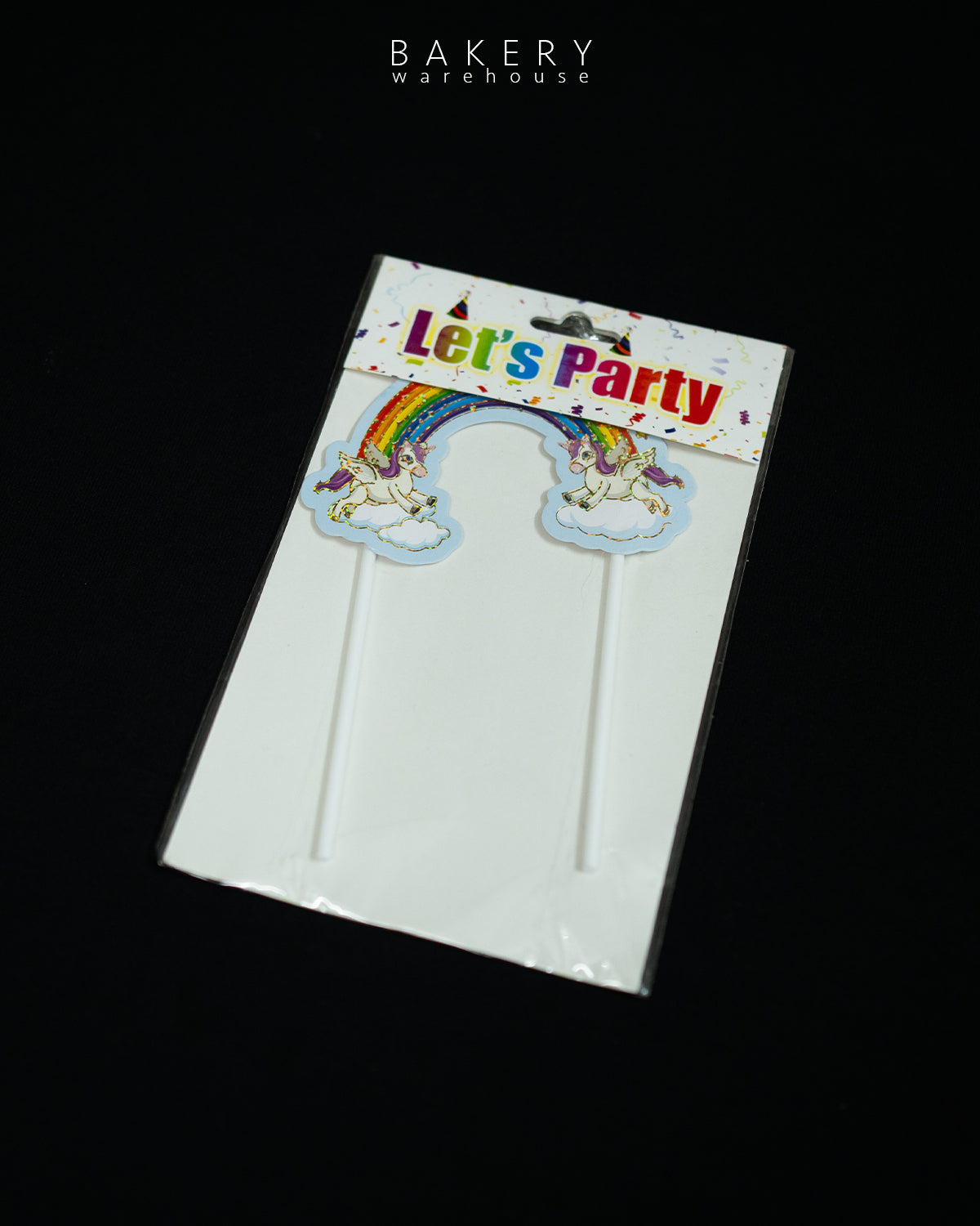 Rainbow Unicorn Cake Topper
