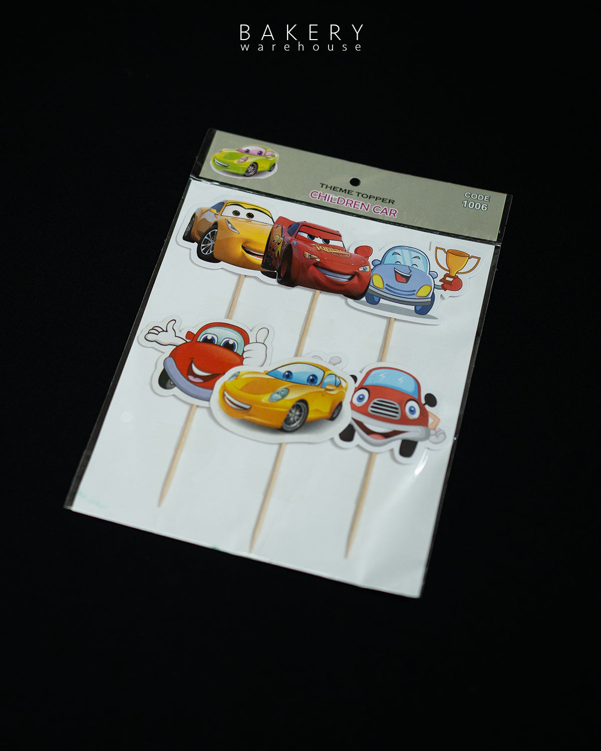 Children's Car Theme Cake Topper