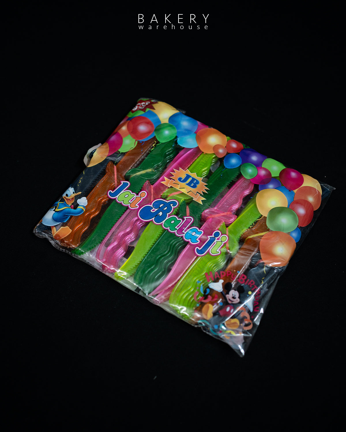 Multi Color Cake Knife-100pc