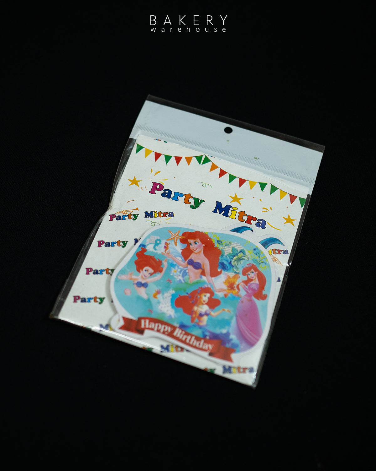 Little Mermaid Theme Cake Topper