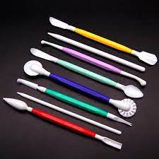 9 pieces 18 shapes Icing modelling tool set
