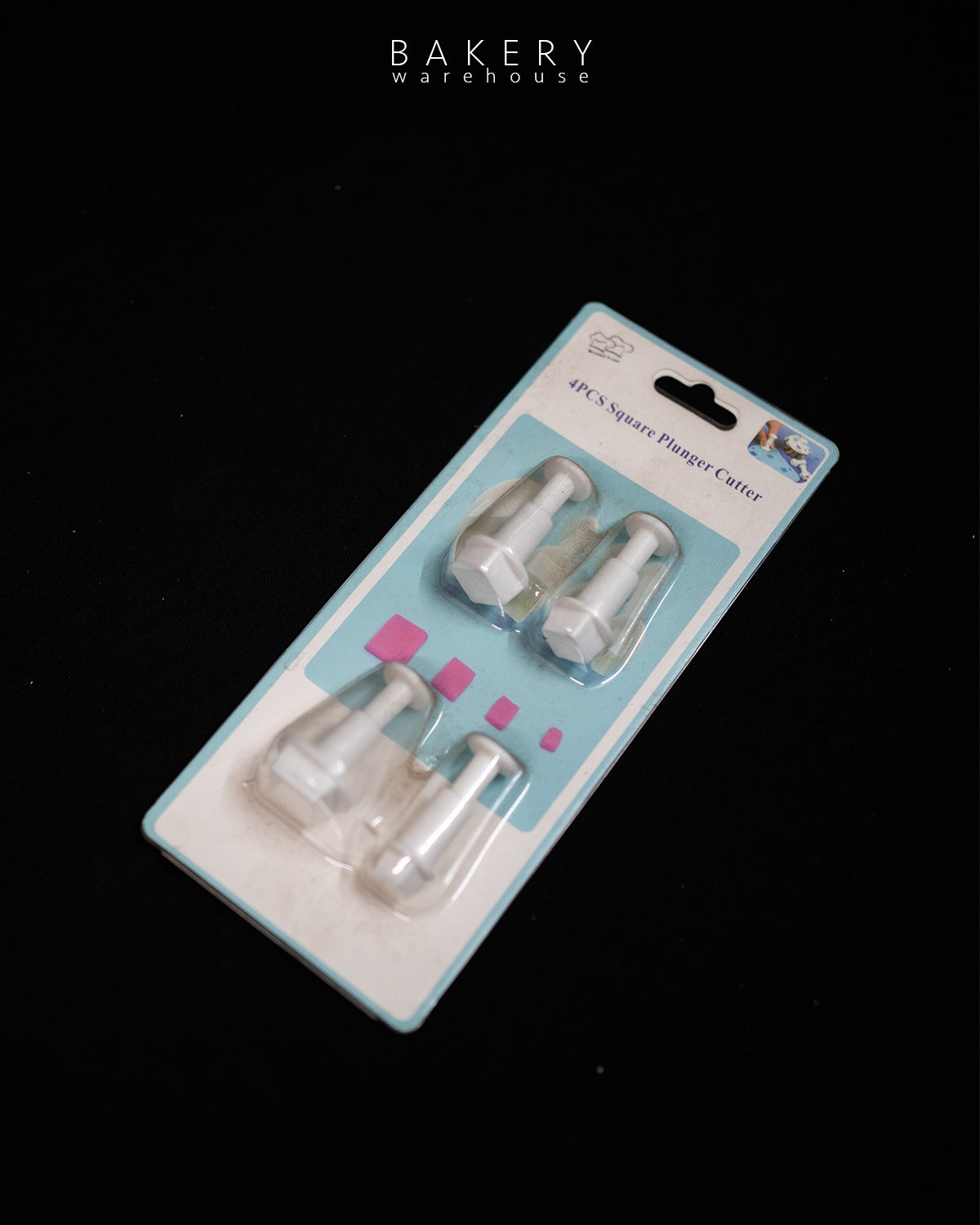 4 Pc Square Plunger Cutter Set