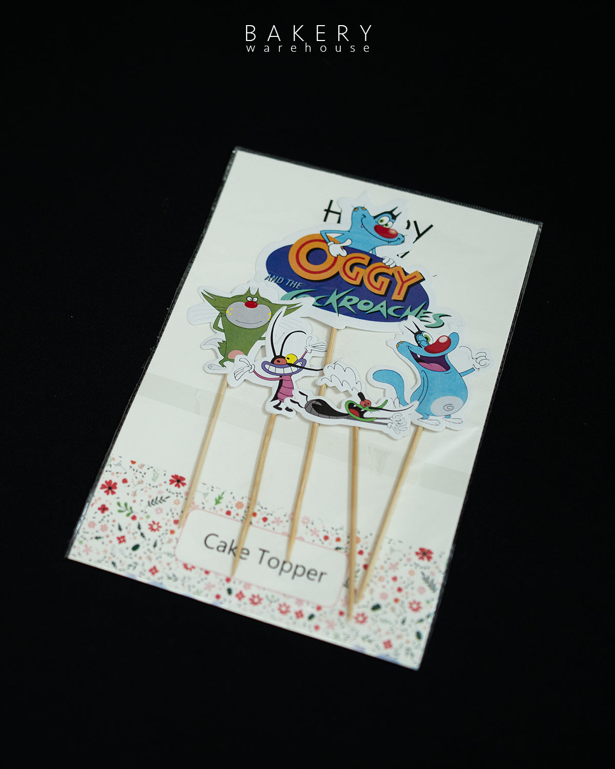 Oggy and the Cockroaches Cake Topper