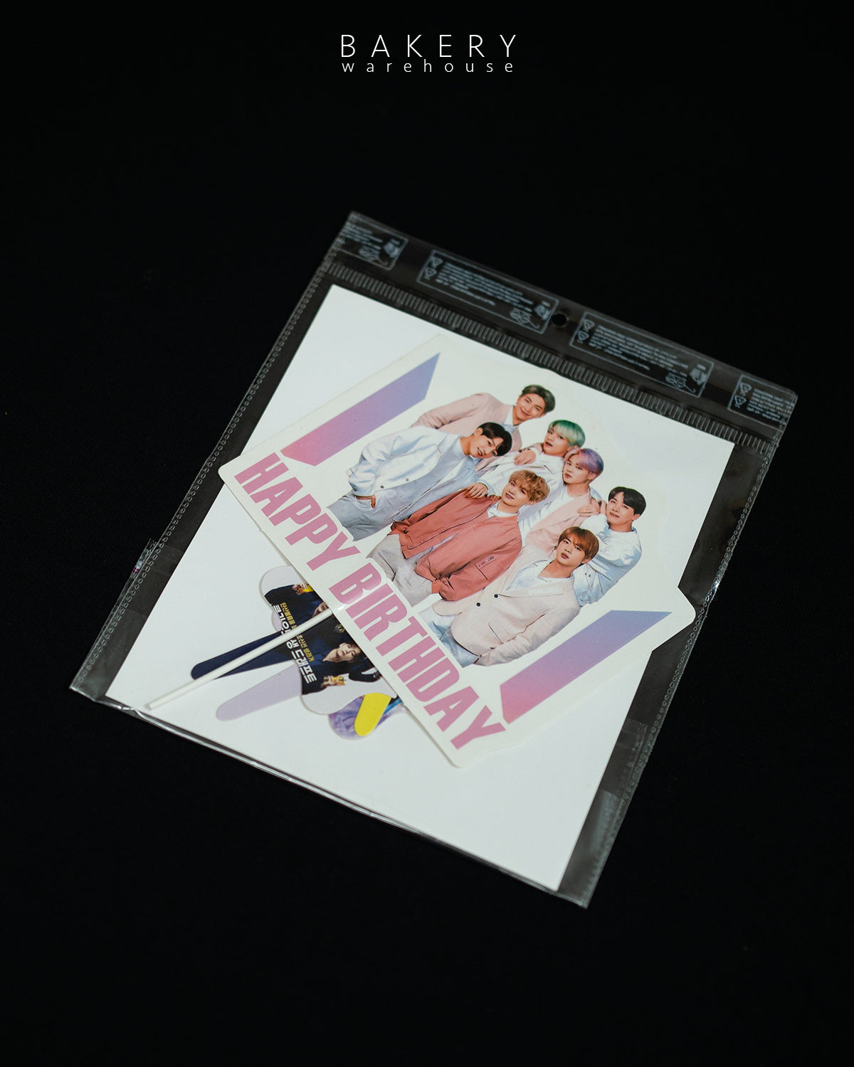 BTS Theme Cake Topper