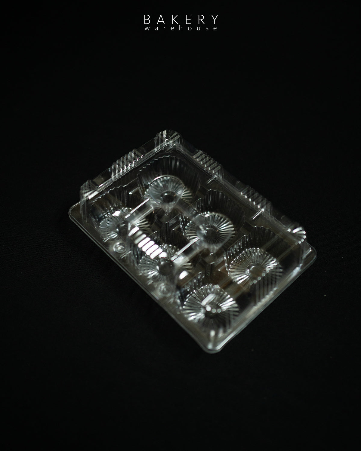 6 Cavity PVC Cupcake Box