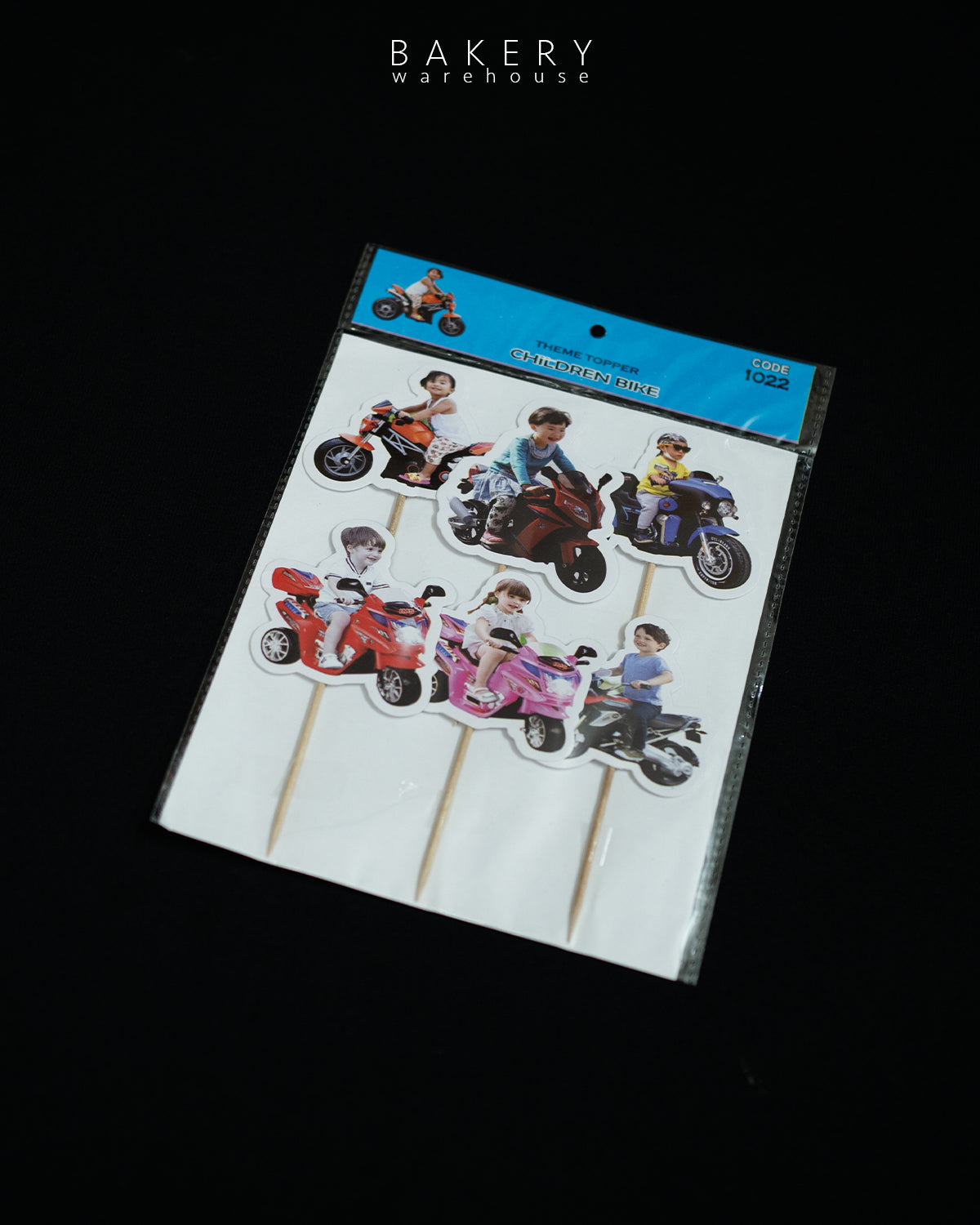 Bike Theme Cake Topper