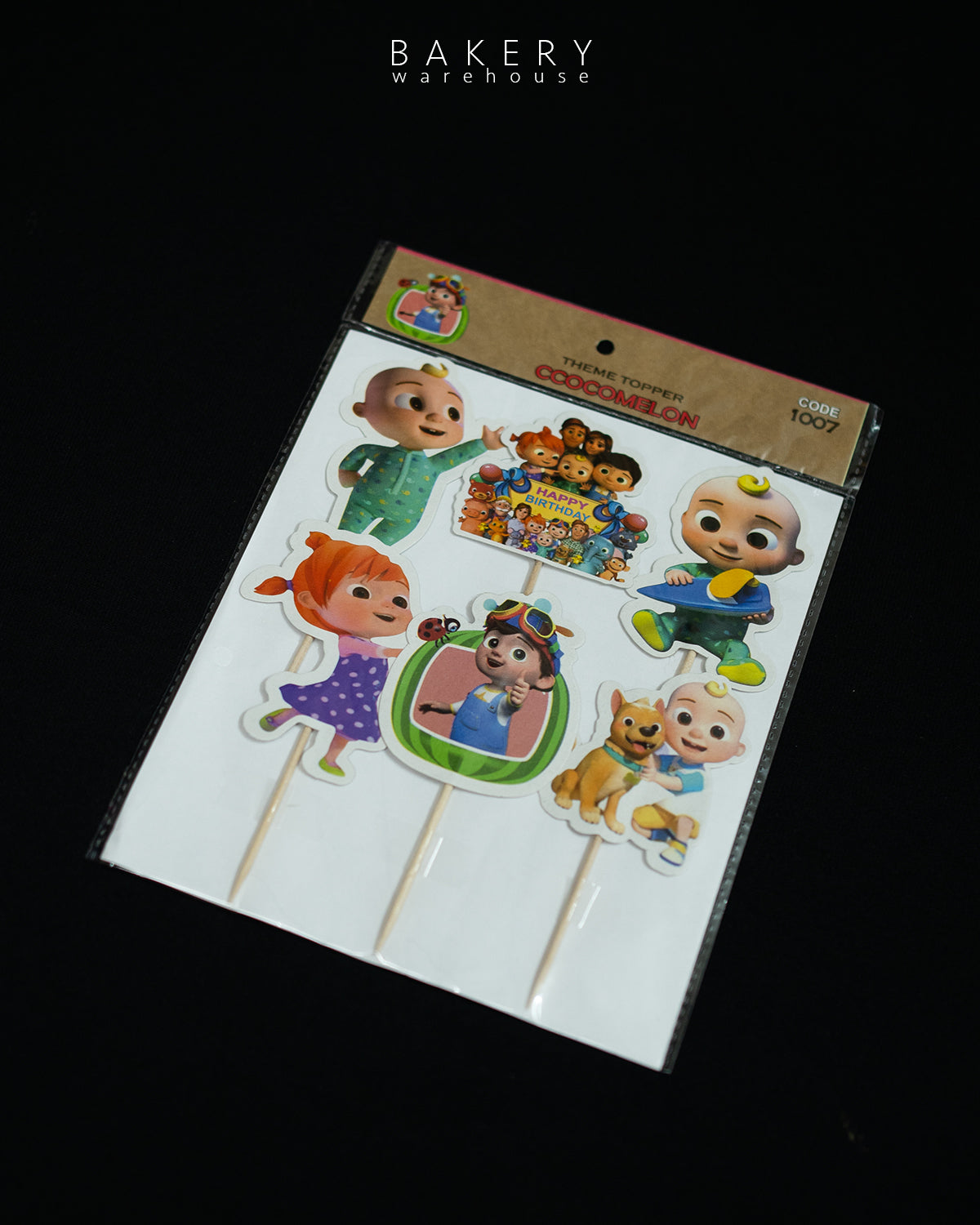 Cocomelon Theme Cake Topper