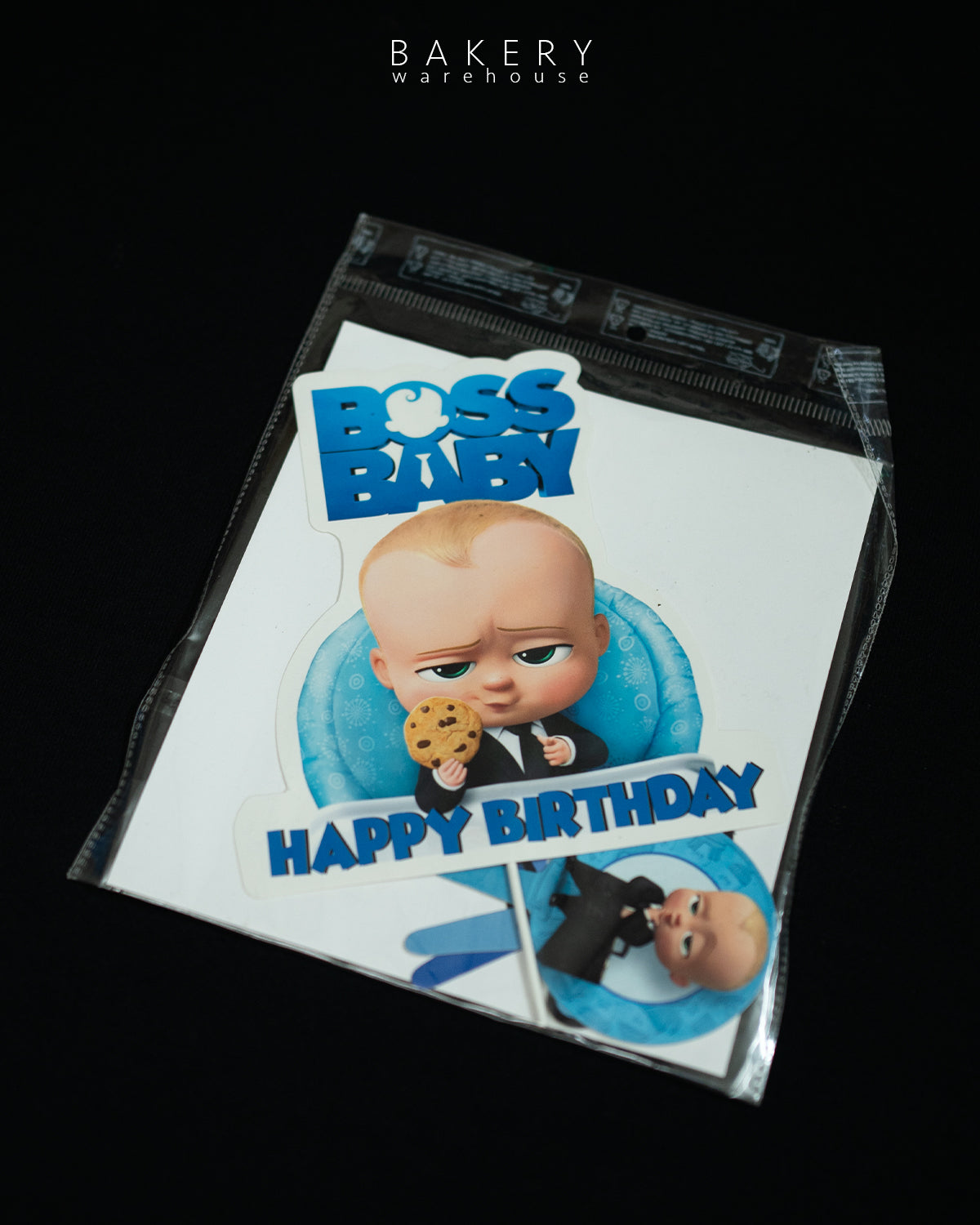 Boss Baby Theme Cake Topper