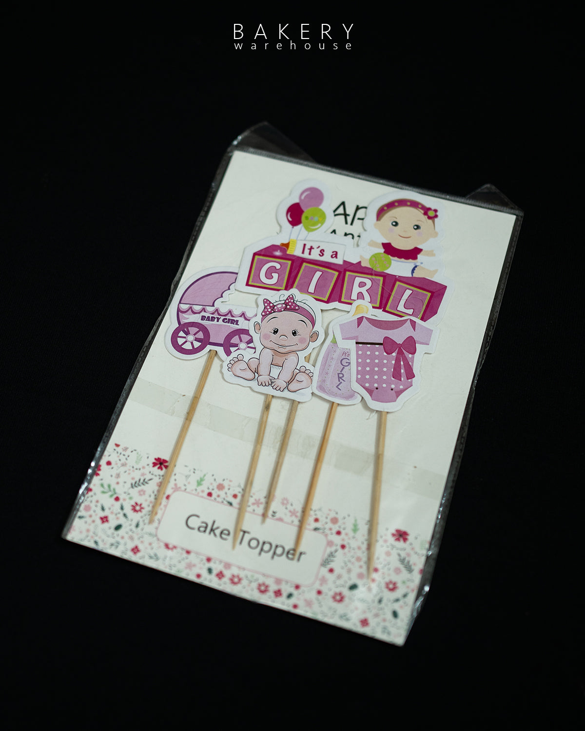 It’s a Girl – Baby Shower Theme Cake Topper