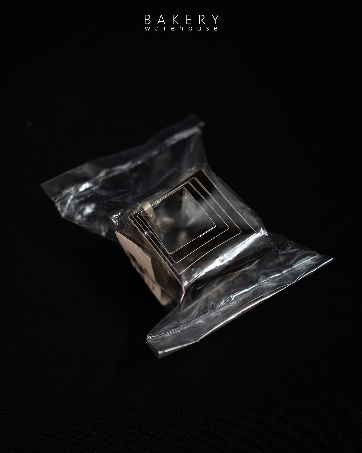4 Pcs Square Shape Stainless Steel Cookie Cutter- R