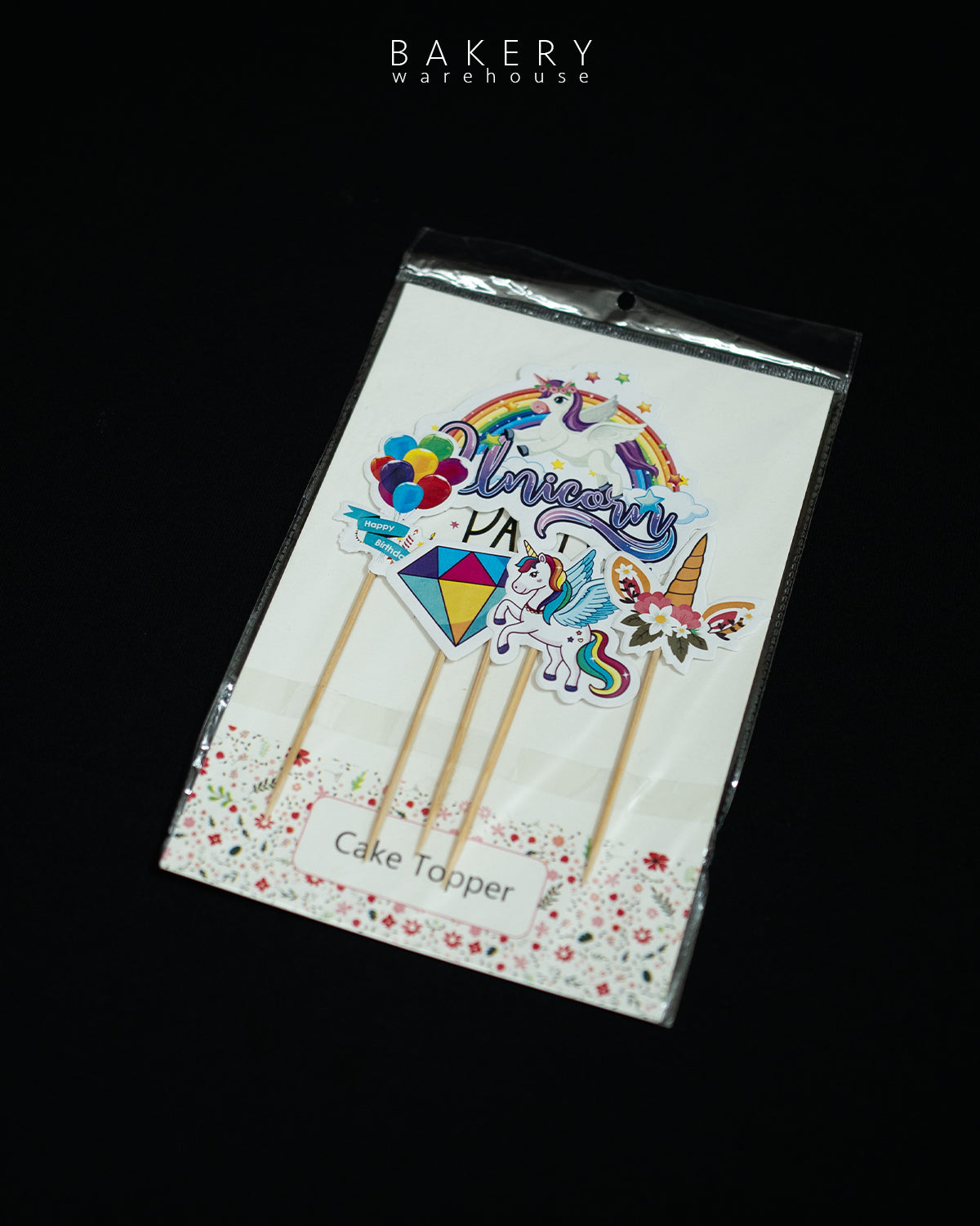 Unicorn Party Cake Topper