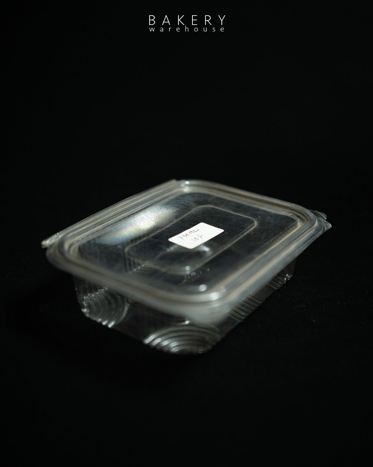 Square PVC Cake Box – 750 ml