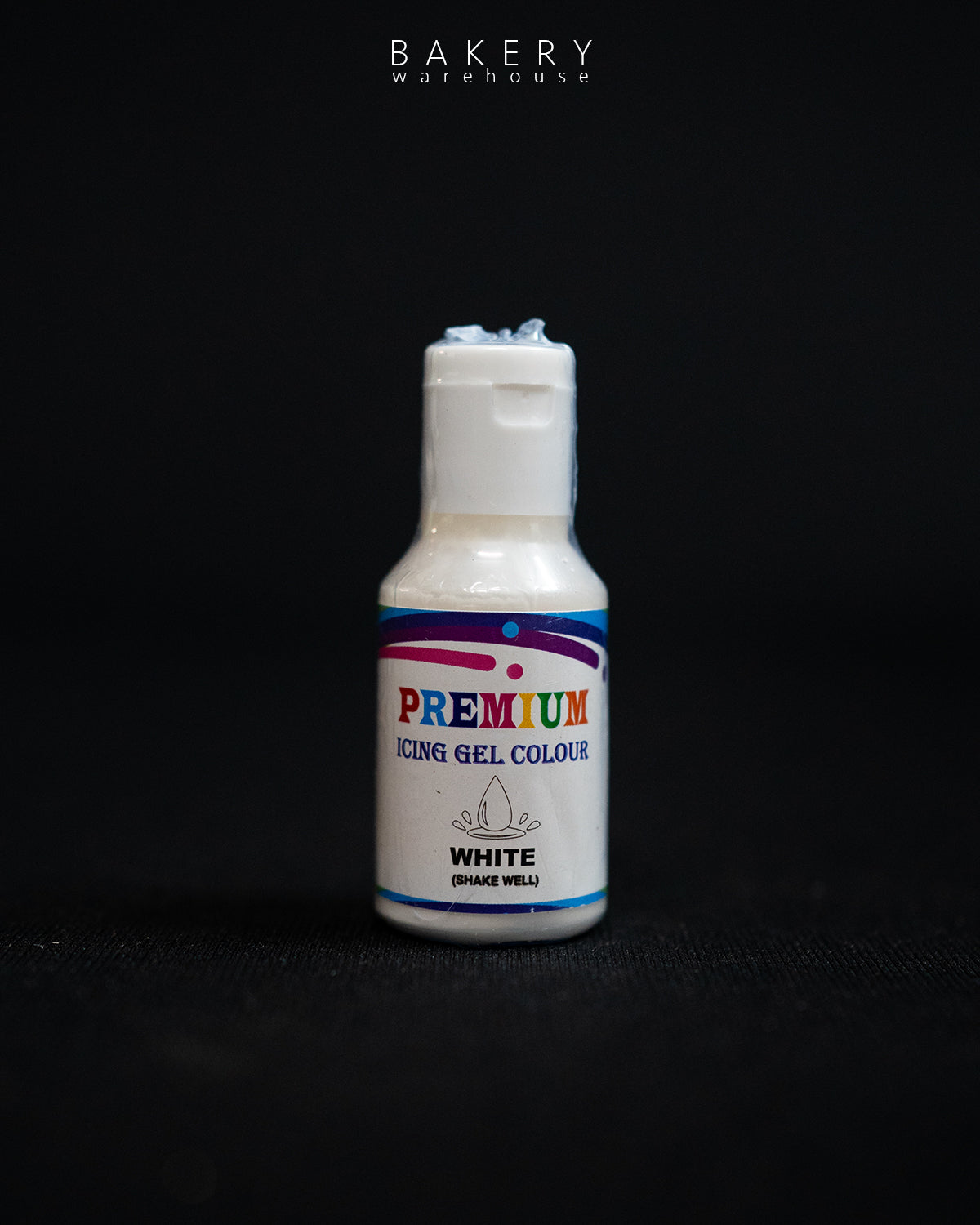 BAKEHEVEN WHITE GEL COLOUR 20GM