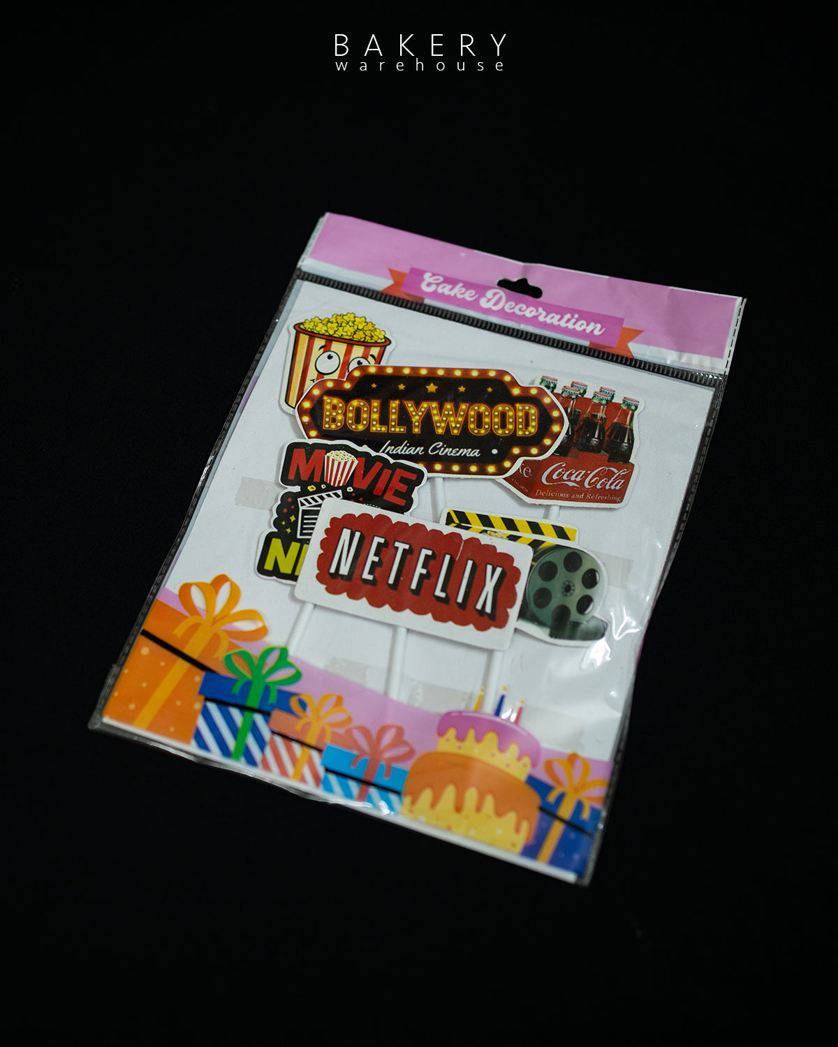 Movie Night Theme Cake Topper
