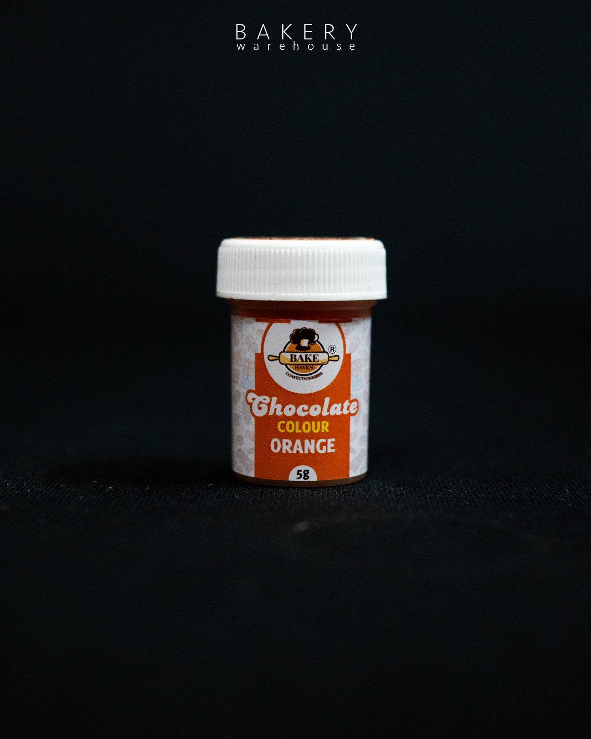 powder colour orange