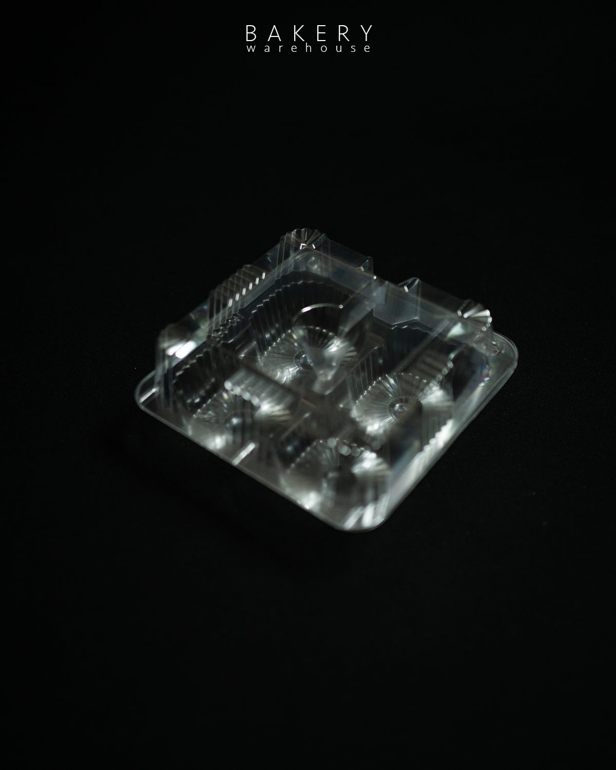 4 Cavity PVC Cupcake Box