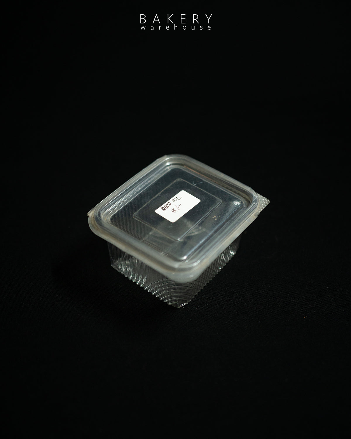 Square PVC Cake Box – 500 ml