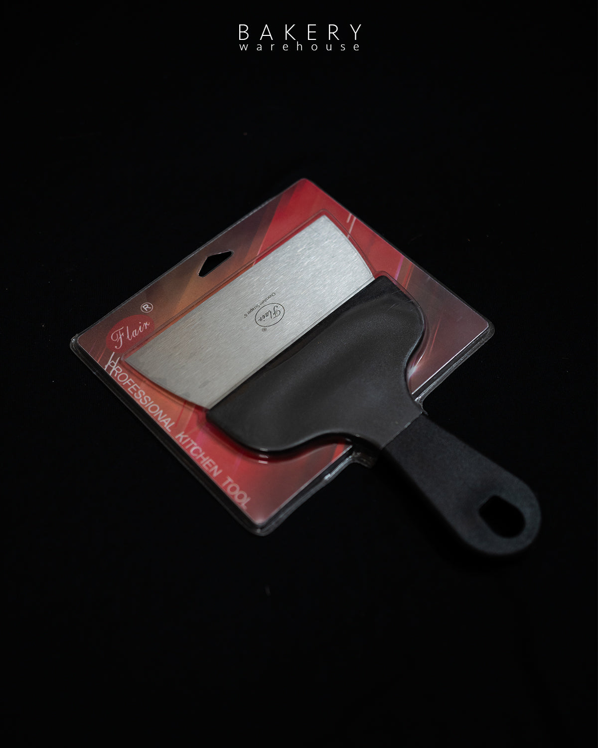 Chocolate scrapper 6 inch with black handle