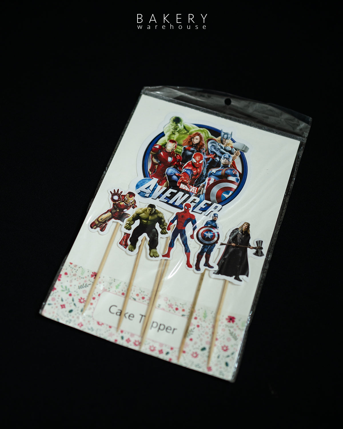 Avengers Theme Cake Topper